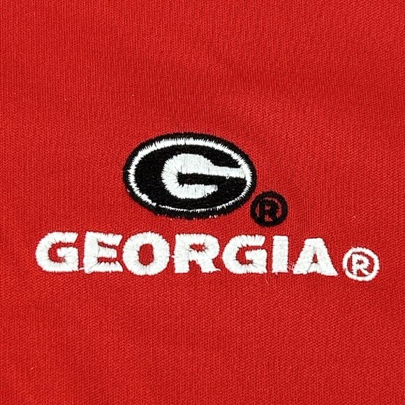 Georgia Bulldogs Shirt Mens S Red Champion Polo Athleticwear UGA NEW - Picture 2 of 11